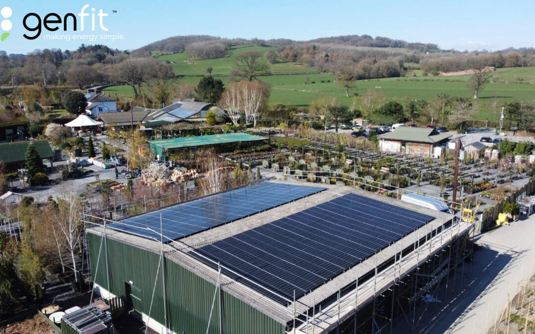 Derwen Garden Centre PV Installation